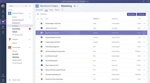 Files - Microsoft Teams