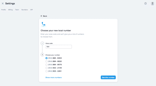 Local Numbers - SimpleTexting