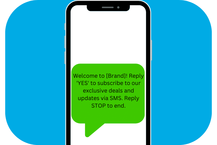Opt in SMS Marketing Service Example