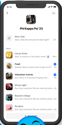 Subchat Topics - GroupMe